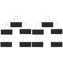 10Pcs Black Mini Blackboard Message Boards for Kids Crafts