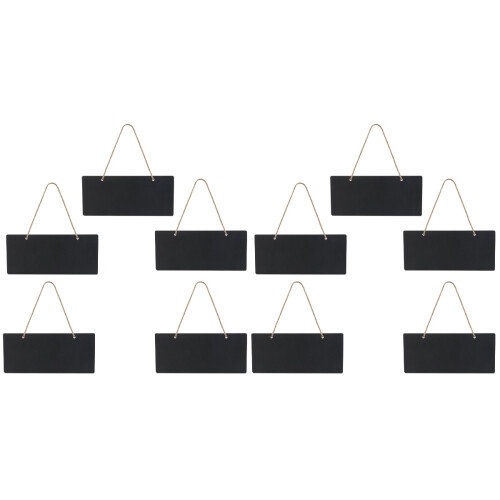 10Pcs Black Mini Blackboard Message Boards for Kids Crafts