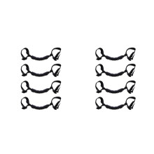 8Pcs Black Non-Slip Car Roll Bar Roof Grab Handles for Safe Grip