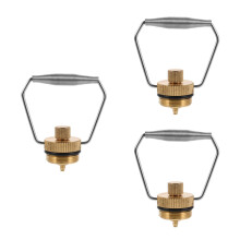 3Pcs Aluminum Cylinder Dust Caps for Hiking Gas Tanks