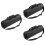 3Pcs Padded Black Flute Carry Bag Shoulder Strap for Storage Use 1
