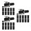 36Pcs Protective Sponge Roller Covers for Gym Leg Curl Machine Pads 1