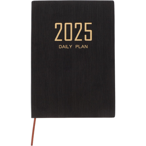 Agenda 2025 Noir Avec Page Lisse Et Facile