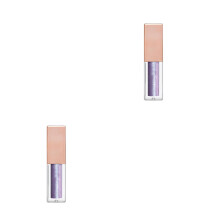 2Pcs Multi Glitter Pearlescent Eyeshadow Portable Eye Makeup