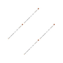 4Pièces Flûte Bambou Blanche Instrument Portable Pour École Et Maison