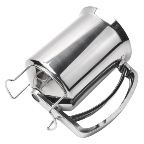 2Pcs Silver Funnel Dispenser for Pancake Batter and Cupcake Mixing