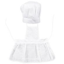 1Ensemble Tablier + Toque Chef Enfant Cuisine Jeu Rôle