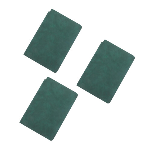 3Pièces Tableau Effaçable Vert PU Portable Notes