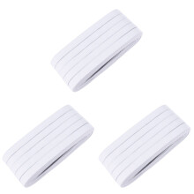 3Pcs White Elastic Spool Durable Knit Strap for Sewing Crafts
