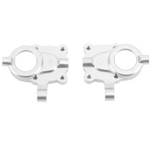 RC Front Axle Steering Knuckle Counterweight for 1/18 4WD RC Cars Silver