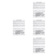 Piano Keyboard Stickers Black PVC Practical Decals for Beginners