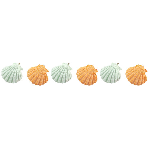6Pcs Pet Molars Stone Shell Shape Grinder for Small Pets