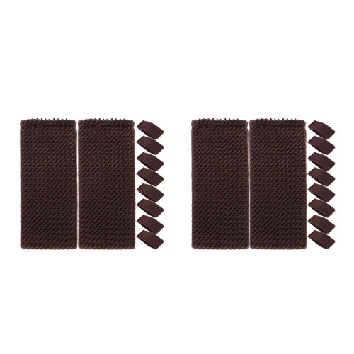 20Pcs Coffee Canvas Belt Loops Replacement Strap Clips for Backpacks