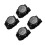4Pcs Black Silicone Student Watches Lightweight Adjustable Wrist Gift 1