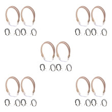 20Pairs PU Elastic Ankle Shoe Straps for High Heels Women Multicolor