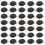 50Pcs Black Mini Chalkboard Clips, Wood Memo Note Holders 1