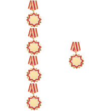 5Pcs Golden Metal Memorial Medal Kids Game Prize Party Favor Pins