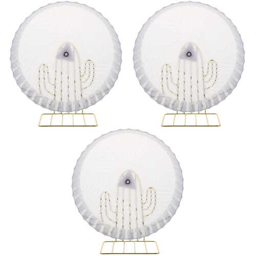 3Pcs Stable Multi Chinchilla Wheel Small Cage Pet Exercise Toy