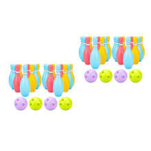 4Sets Outdoor Kids Bowling Set Assorted Color Toddler Bowling Game