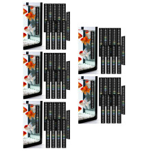 50Pcs Liquid Crystal Temperature Strips Aquarium Fish Tank Thermometer