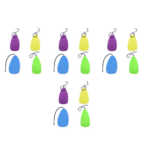 16Pcs Saxophone Cleaner Cloth Assorted Colors Artificial Suede Durable