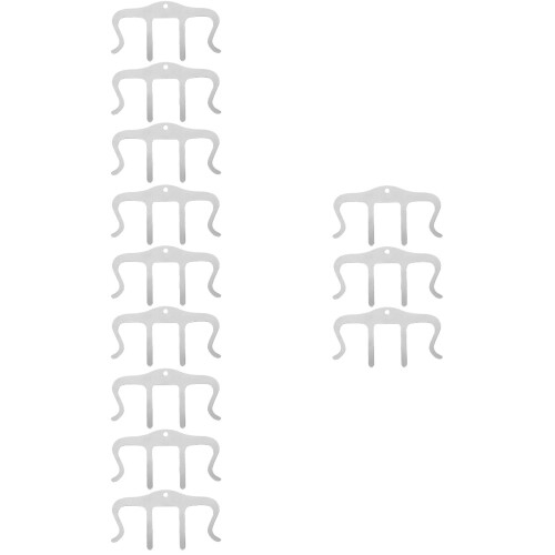 12Pcs Multi-Function Metal Music Sheet Clips Silver Page Holders