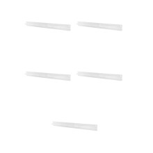 5Pcs Sleek Transparent Glasses Organizer Acrylic Display Stand