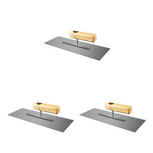 3Pcs Plastering Trowel for Cement with Wood Handle and Steel Nails