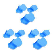 3Sets Sturdy Model Holder Plastic Base for Labs