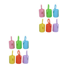 12Pcs Durable Supple Silicone Covers for Glass Essential Oil Bottles