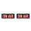 2Pcs Battery Operated on Air LED Sign Light for Decor 1