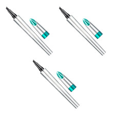 3PiĂšces Sourcils Naturel Argent Ătanche Outil BeautĂ© Femmes
