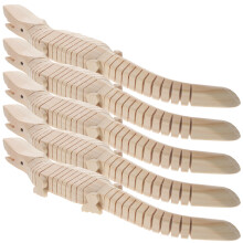 25Pcs Small Wood Model Unfinished Wooden DIY Sensory Toy