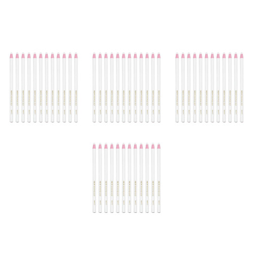 4Pcs White Marker Crayons for Fabric Sewing No Sharpening Tailor Tools