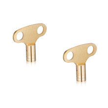 2St Gouden Radiatorleutel Van , Multifunctionele Loodgieters Tool
