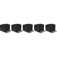 15Pcs Black Cd Dvd Storage Holder Compact Organizer with Zipper