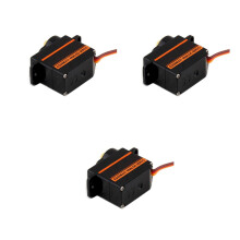 3Pcs Black Es08ma Mini Digital Servo Hard for Raspberry Pie