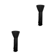 2Pcs Lightweight Waterproof Heater Rain Cover Outdoor Garden Use