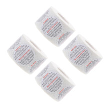 4Pcs Self-Adhesive Candle Warning Labels Black for Candle Jars Craft
