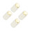 4Pcs Automatic Pressing Toothpick Holder White Acrylic Desktop Use 1