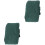 2Pcs Tree Protector Wrap Green Non-Woven Fabric Breathable Trunk Cover 1