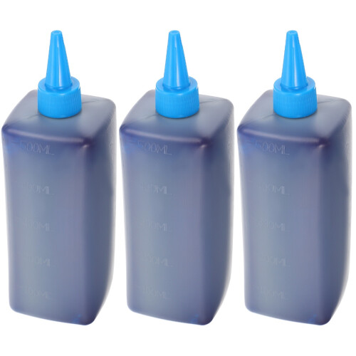 3Pcs Blue Practical Ink Refill Kit for Whiteboard Pens