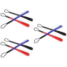 9Pcs Lightweight Plastic Shoe Extractor Shoehorn for Easy Shoe Removal