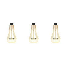 3St ABS Trompet Demper Gouden Lichtgewicht Stil Oefenen Beginners