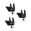 3Sets Universele Barcode Scanner Houder Met Stevige Basis Zwart 1