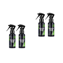 4St Auto Leder En Plastic Restorer Zwart Snelwerkend Onderhoudskit