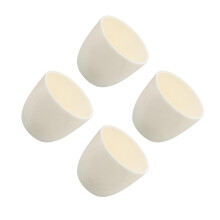 4St Alumina Smeltpotten Wit Voor En Giettoepassingen