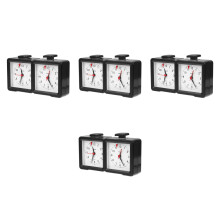 4St Betrouwbare Schaakklok Timer ABS Zwart Voor Spelers