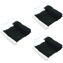 3St Opvouwbaar Zwart Badminton Net Voor Volleybal En Tennissport