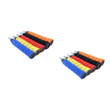 10St Racket Grip Tape Antislip Voor Tennis Badminton Mix Kleuren